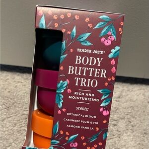 Trader Joe's Body Butter Trio - Seasonal Holiday Gift | New |